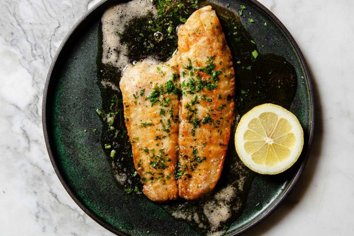 Filet de sole meunière