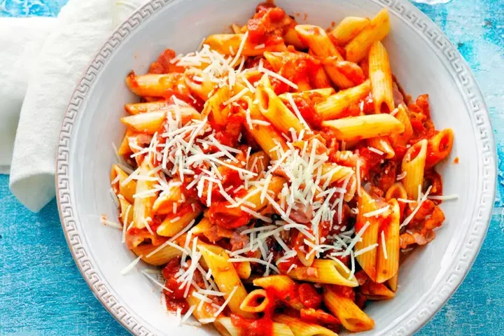 Penne all'amatricciana