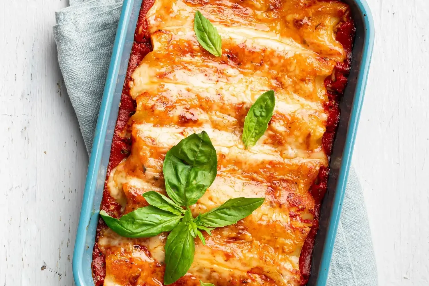 Cannelloni aux fromages sauce à la gigi gratiné