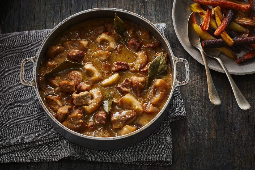 Émincé de veau à la merguez et à la sauge