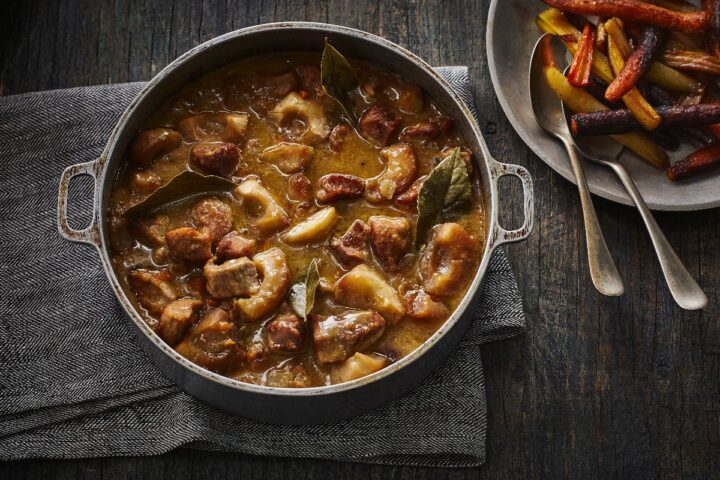 Émincé de veau à la merguez et à la sauge