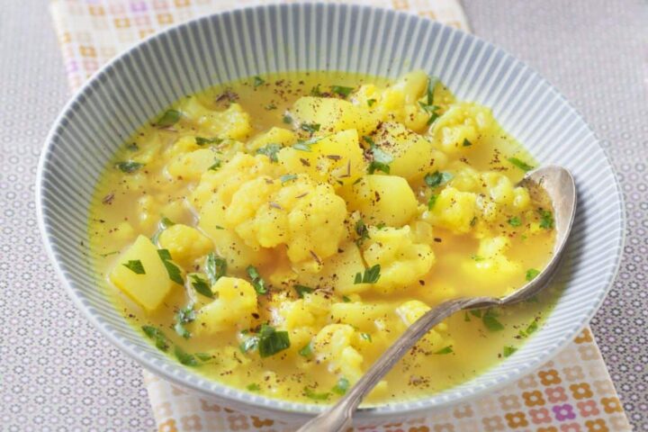 Soupe de style indienne