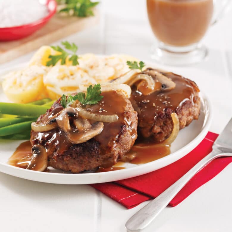 Hamburger steak Mon chef personnel