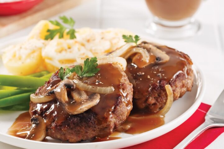 Hamburger steak Mon chef personnel