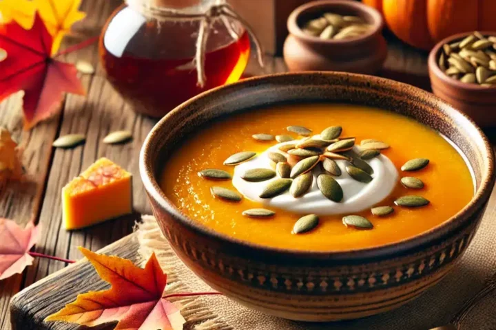 Crème de citrouille à l'érable