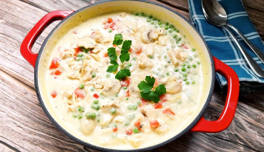 Fricassé du poulet à la king