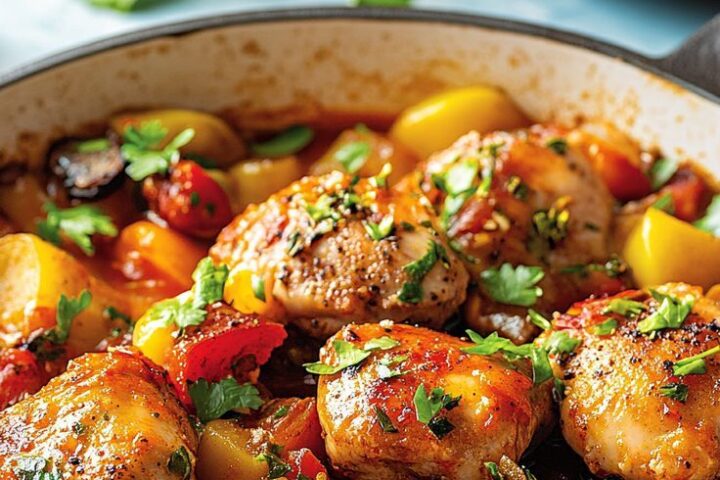 Mijoté de poulet marocain