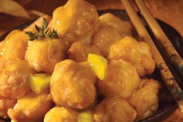 Bouchées de poulet pané sauce à l'ananas