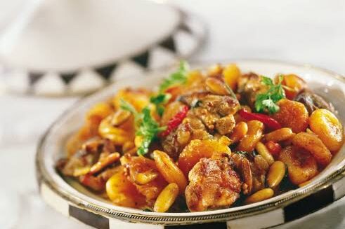 Mijoté d'agneau à l'abricot